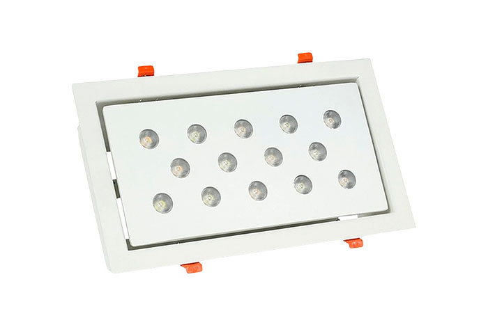 Kuyumcu Led Aydınlatma 14 Led Dikdörtgen Kasalı Armatür